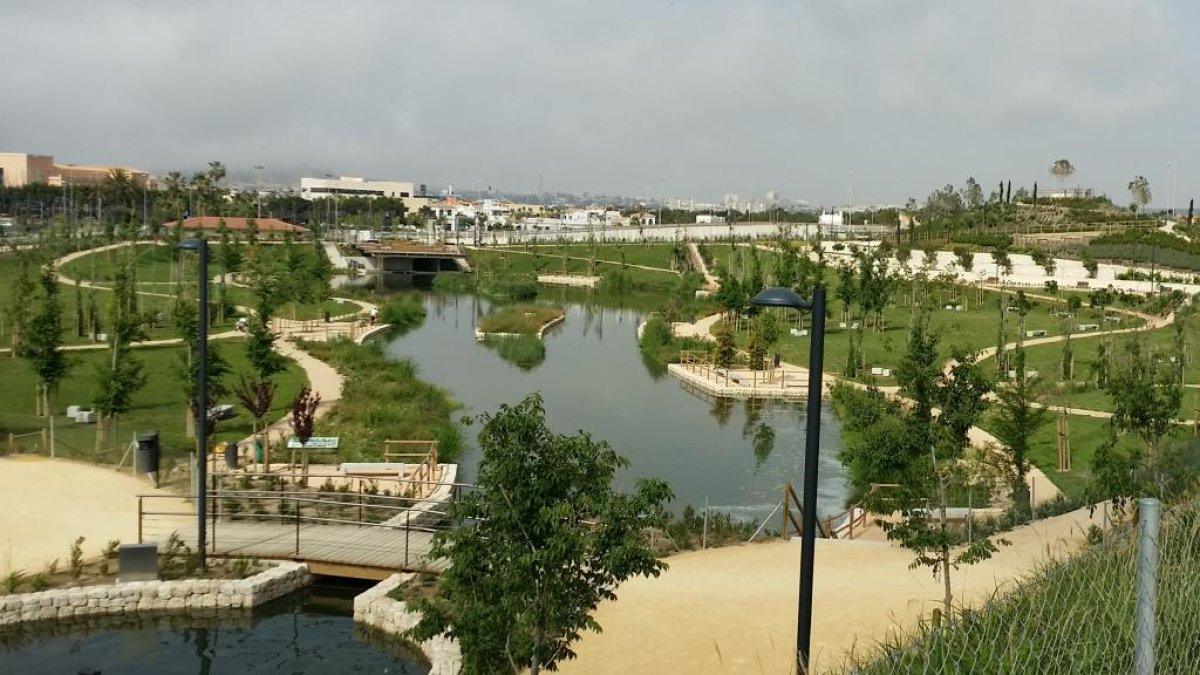 Parque La Marjal de Alicante: 6.300 m³ de agua recolectados en tres tormentas de