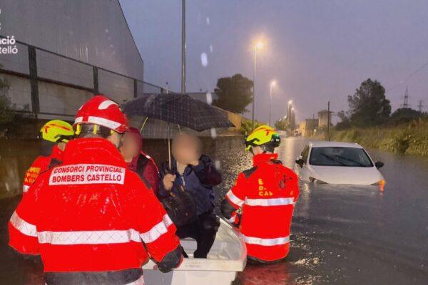 Inundaciones y rescates en Castellón: el impacto de la dana Emilia en la región