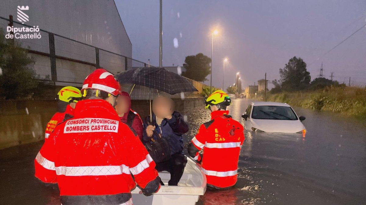 Inundaciones y rescates en Castellón: el impacto de la dana Emilia en la región