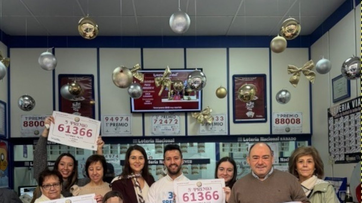 Gandía celebra la Doble 'Estrella': ¡3º y 5º premios de la Lotería de Navidad!