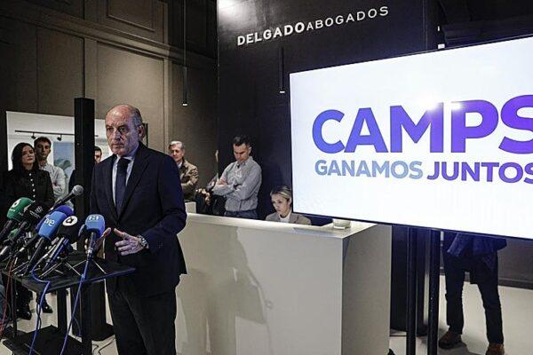 Camps se posiciona como el candidato ideal del PPCV para las elecciones de