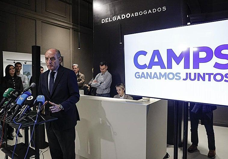 Camps se posiciona como el candidato ideal del PPCV para las elecciones de