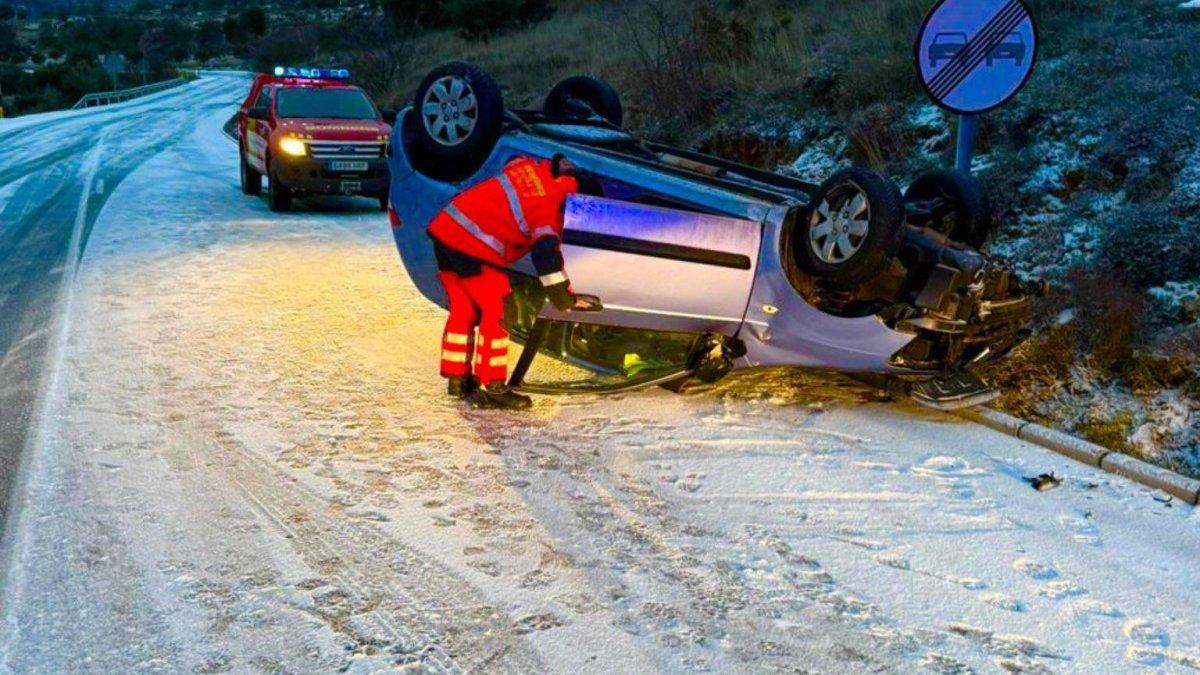 Impacto del aire ártico en la Comunitat: nevadas, carreteras afectadas y temperaturas mínimas de 7 ºC