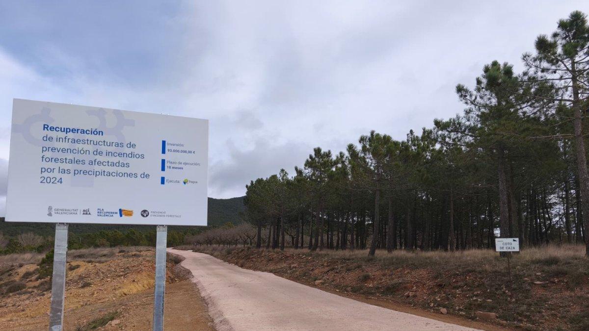 Reparación de 10 Kilómetros de Pistas Forestales en Pina de Montalgrao tras Daños por Lluvias: Trabajo de la Generalitat