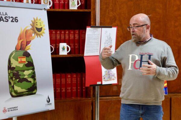 "Valors: La Falla de Jordi Palanca que Celebra el Honor de las Fuerzas Armadas"