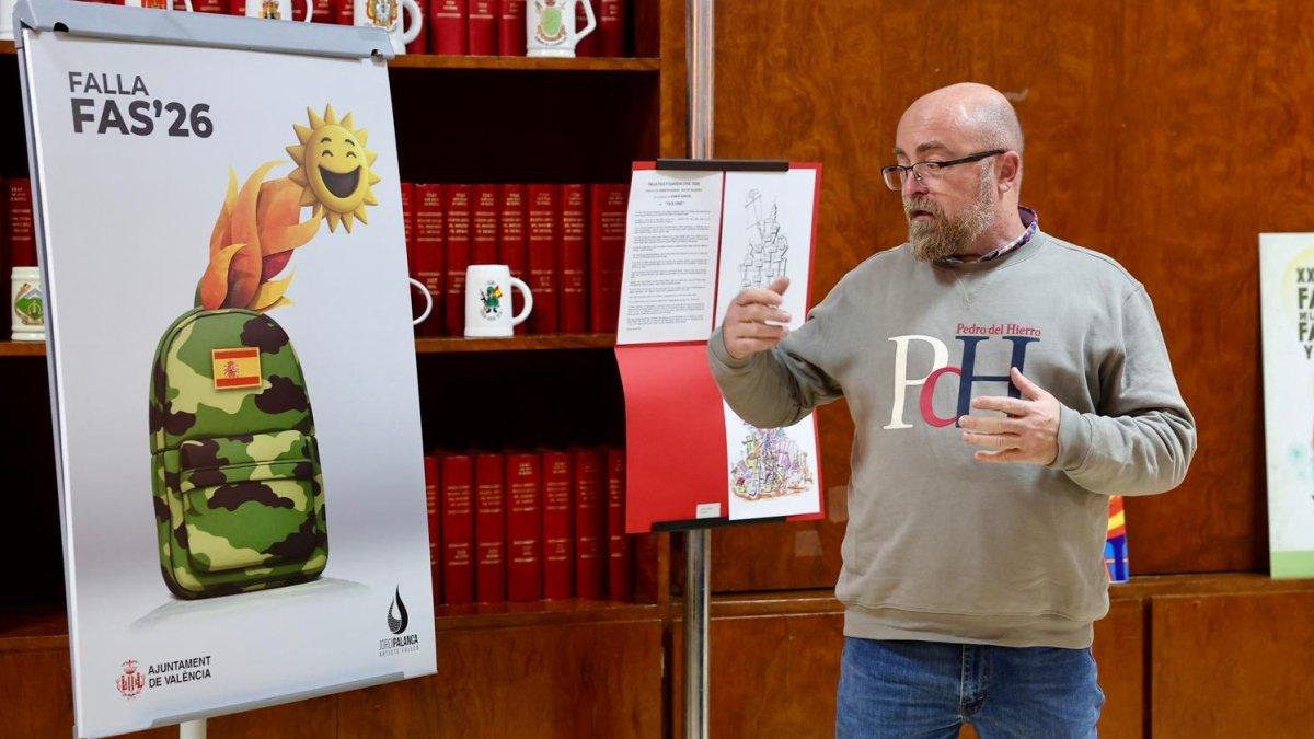"Valors: La Falla de Jordi Palanca que Celebra el Honor de las Fuerzas Armadas"