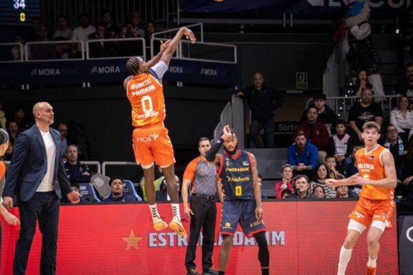 Valencia Basket arrasa en Andorra con un contundente 75 107 y se prepara para la Copa