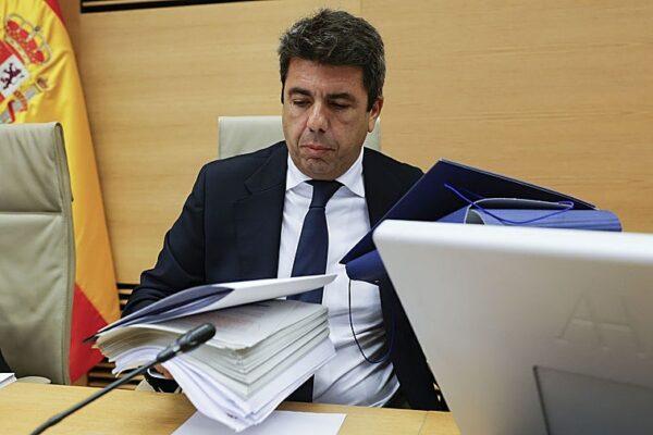 Jueza de la Dana pide al TSJ la imputación de Mazón por su inacción durante cinco horas en un reservado