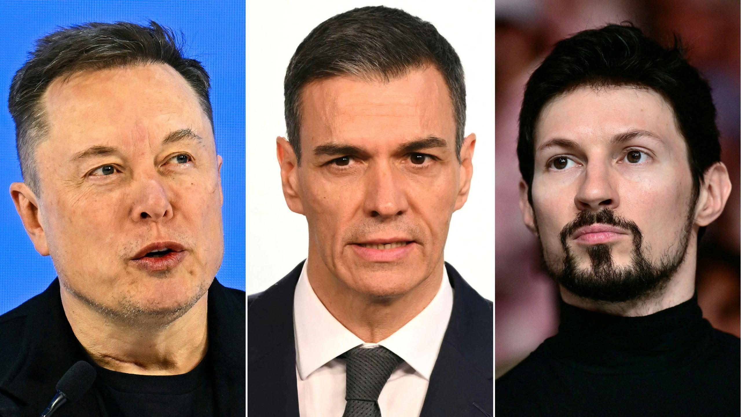 Gobierno español responde a críticas de Elon Musk y Pavel Durov sobre regulación de redes sociales