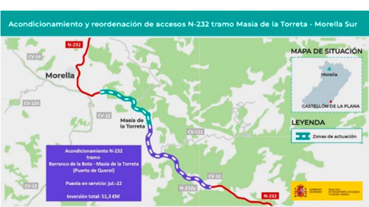 La Diputación enfrenta al Gobierno de Sánchez por el bloqueo de la N 232: "No podemos esperar más"