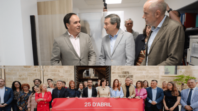 Pérez Llorca critica la «prioridad» del PSPV en la celebración del 25 d’Abril: «Mientras ellos protestan por una fiesta, yo me ocupo de un centro de salud»