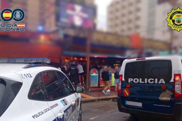 Operativo contra el narcotráfico en Benidorm: Reinician las redadas en la zona inglesa