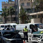 Persecución trepidante en Orihuela: Narcos chocan su coche contra la Guardia Civil tras saltarse una señal