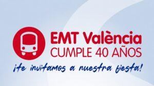 Gran fiesta infantil gratuita en Valencia para celebrar los 40 años de la EMT este domingo