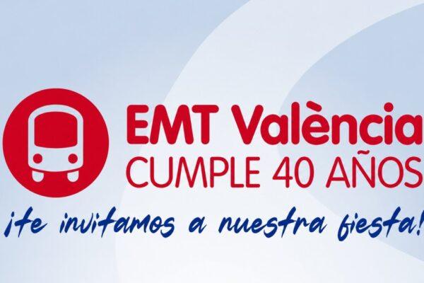 Gran fiesta infantil gratuita en Valencia para celebrar los 40 años de la EMT este domingo