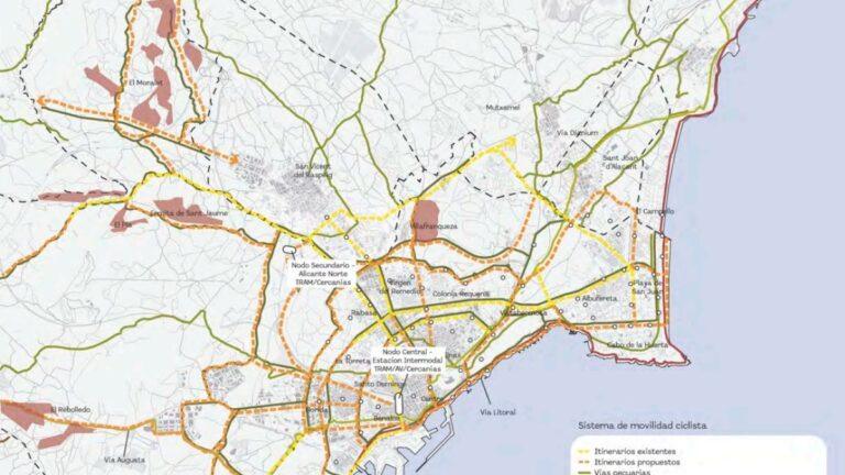 Alicante transformará su movilidad: triplicará la red ciclista y mejorará los caminos peatonales en la «ciudad de los 15 minutos»