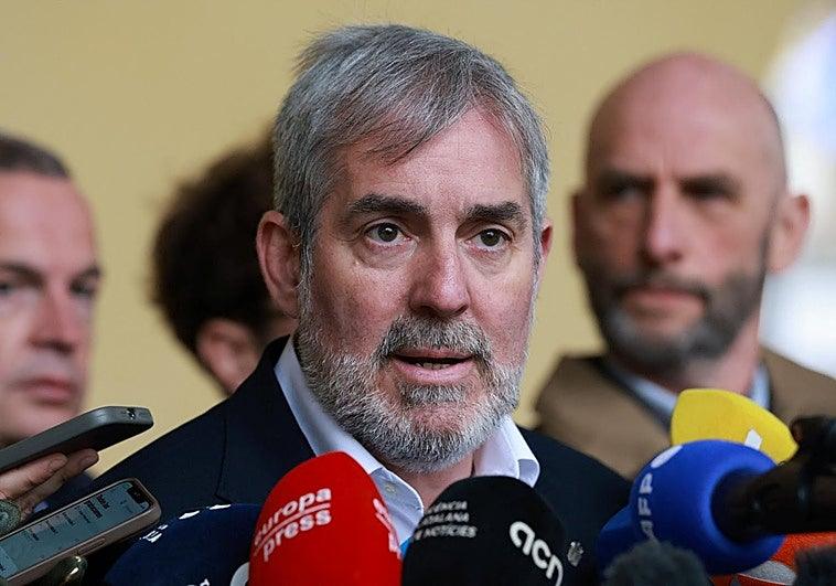 Clavijo demanda información sobre el crucero con hantavirus y solicita reunión urgente con Sánchez