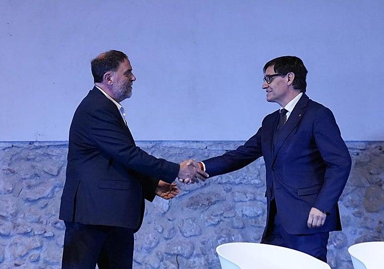 PSC y ERC alcanzan un acuerdo histórico para los Presupuestos de Cataluña