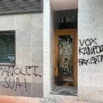 Vox denuncia un segundo ataque a su sede de Vitoria este fin de semana