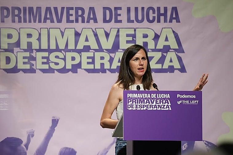 Belarra liderará la candidatura de Podemos en la Comunidad de Madrid para las próximas elecciones