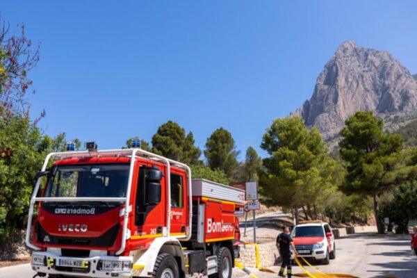 La Diputación destina más de 25.000 euros a la prevención y extinción de incendios en Finestrat