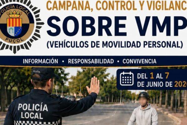 Controles y Sanciones de la Policía de Puçol en la Nueva Campaña de Vigilancia de Patinetes