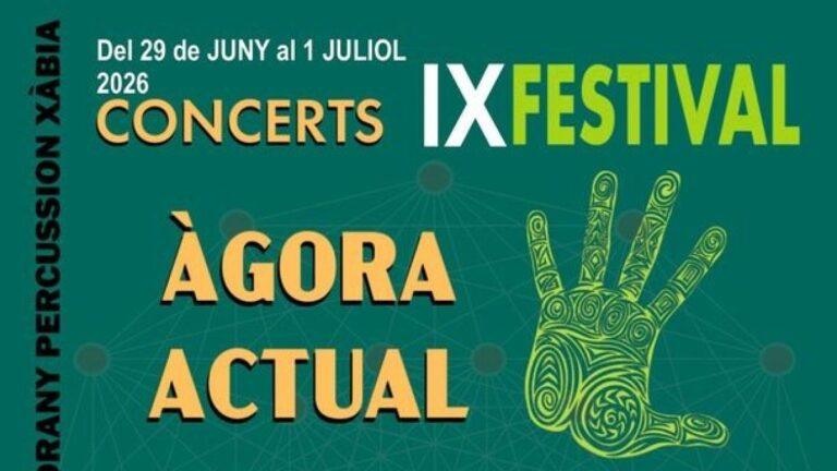 Cinco propuestas innovadoras del IX Festival Ágora Actual de Xàbia que combinan percusión, música y patrimonio cultural