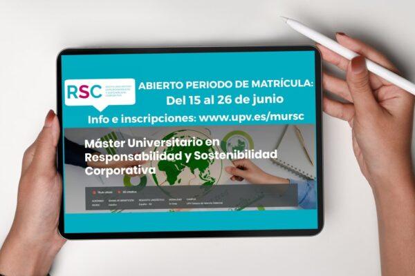 La UPV lanza un innovador Máster universitario en sostenibilidad reconocido por la Unión Europea