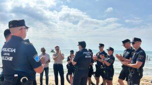 Dispositivo de Seguridad Estival en las Playas de Elche: Tecnología, Perros Policía y Patrullas Marítimas