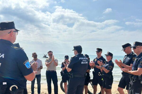 Dispositivo de Seguridad Estival en las Playas de Elche: Tecnología, Perros Policía y Patrullas Marítimas