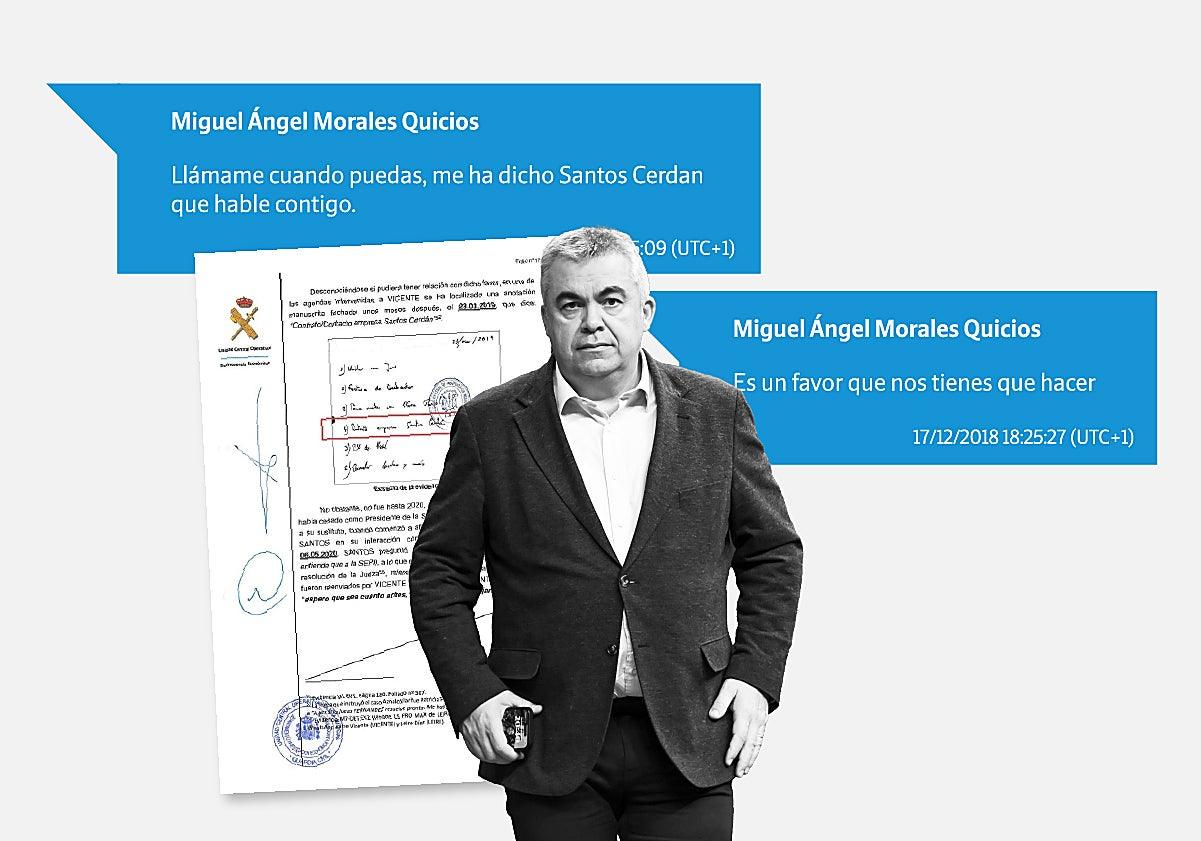Dirigente del PSE solicita un "favor" al presidente de la SEPI bajo indicaciones de Cerdán