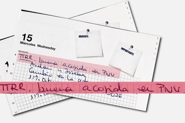 Leire revela en su segunda libreta las gestiones sobre Tubos Reunidos y su positiva recepción en el PNV