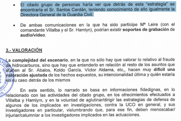 Denuncia de la Guardia Civil en abril de 2025: La directora sabía de las 'cloacas' lideradas por Cerdán