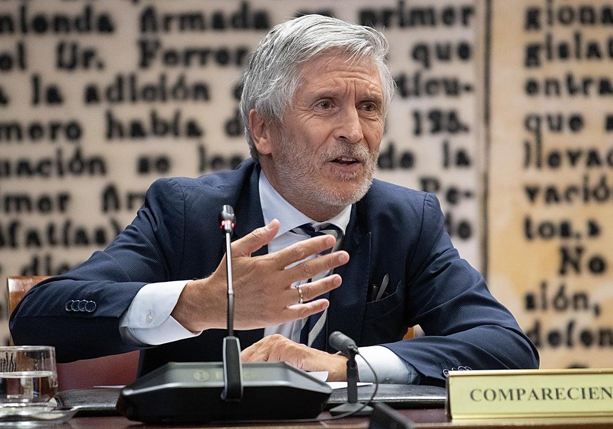 Marlaska defiende en el Senado a la directora de la Guardia Civil y desmiente conocimiento sobre las 'cloacas'