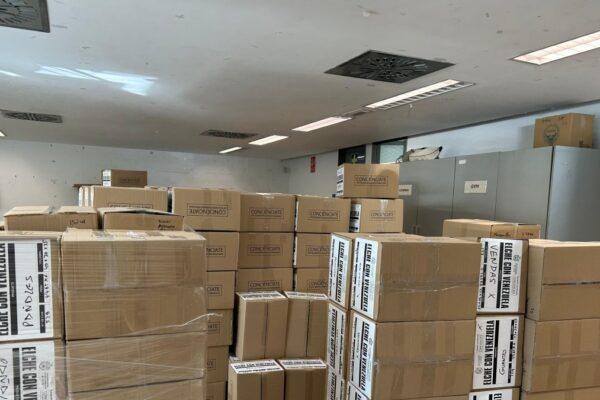 Elche envía 50.000 pastillas potabilizadoras de agua y ayuda humanitaria a las víctimas de los terremotos en Venezuela