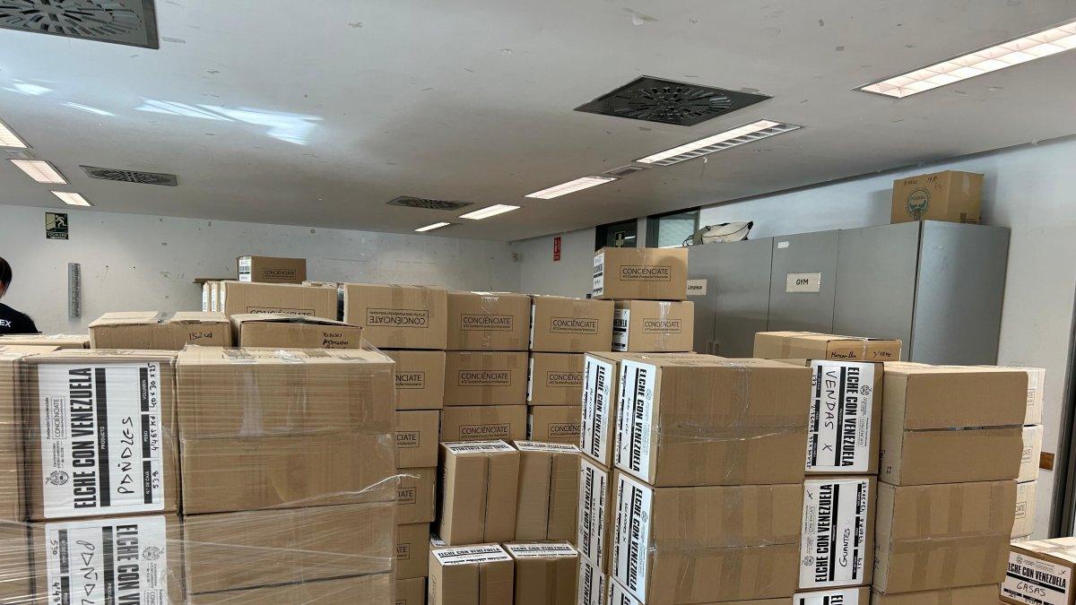 Elche envía 50.000 pastillas potabilizadoras de agua y ayuda humanitaria a las víctimas de los terremotos en Venezuela