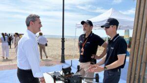 Castellón presenta un innovador dron salvavidas que lanza chalecos y localiza bañistas en segundos para prevenir ahogamientos