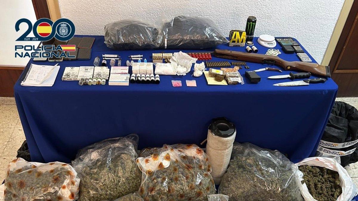 Desmantelan una red de menudeo en Camp de Morvedre: incautan marihuana, éxtasis, "tusi" y armas