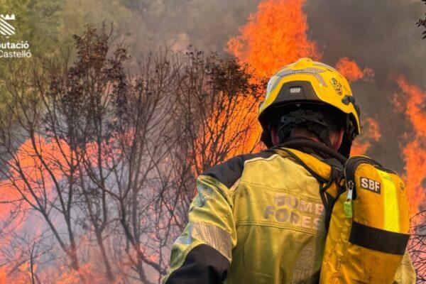 Incendio en Soneja: Estabilizado tras intensas labores de extinción con 11 aeronaves involucradas