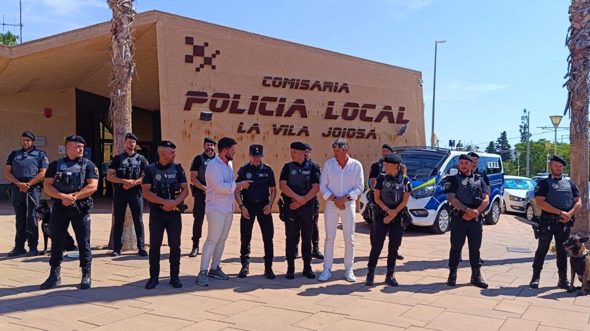 Funciones clave de la nueva unidad policial de respuesta rápida en la Vila Joiosa