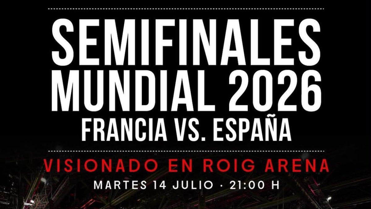 Juan Roig inaugura el Roig Arena para la emocionante semifinal del Mundial entre España y Francia