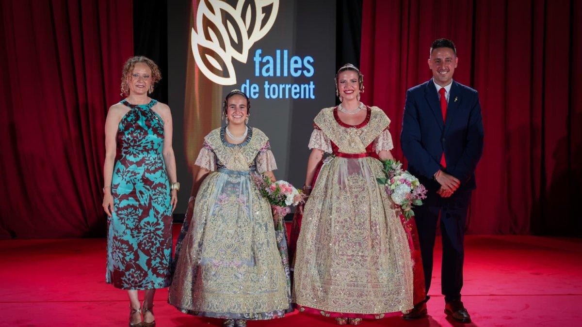 Amparo Taberner Moncholí y Carla Simó Mollá, elegidas Fallera Mayor y Fallera Mayor Infantil de Torrent