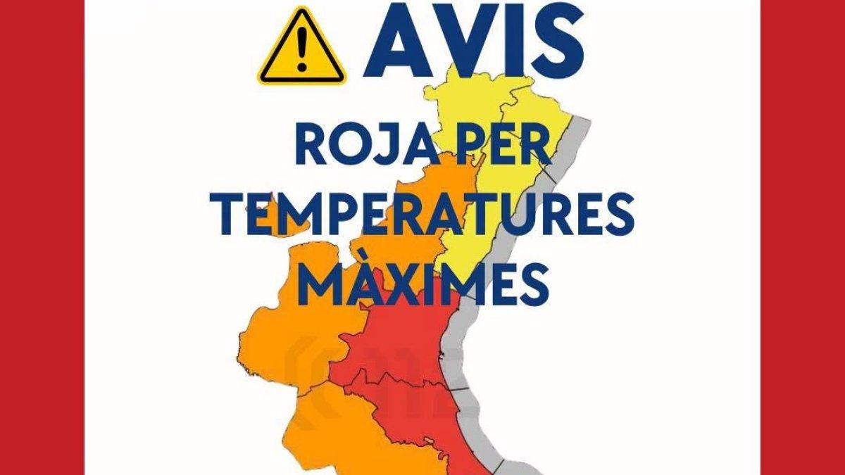 Torrent prohíbe actividades al aire libre y activa un plan especial por el calor extremo de 42 grados este miércoles