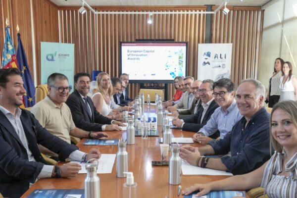 Alicante y Diputación se unen para competir nuevamente por la Capitalidad Europea de la Innovación con una candidatura supramunicipal