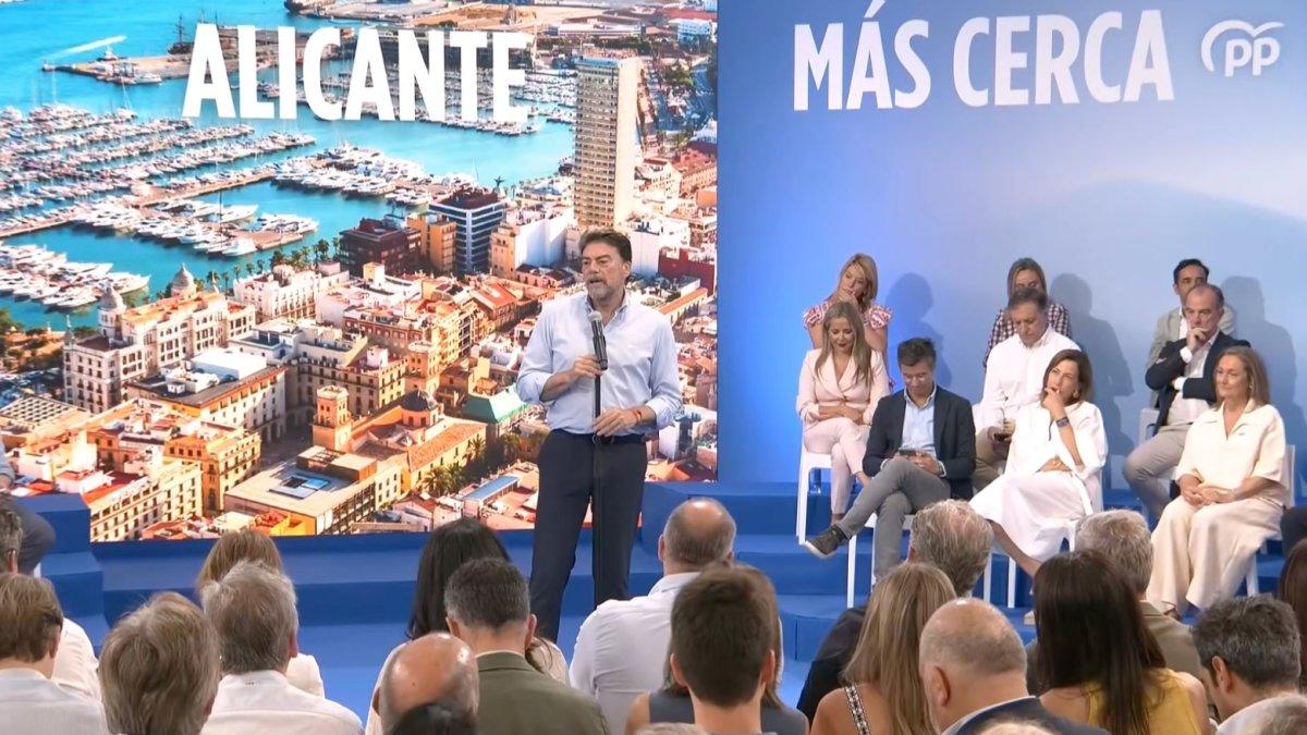 Barcala se presenta con renovada ilusión como candidato por tercera vez: "Me dedicaré por completo a seguir mejorando Alicante"