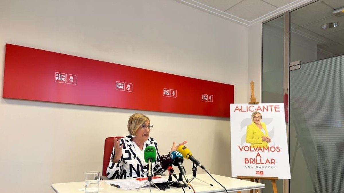 Ana Barceló renuncia a su candidatura del PSPV en Alicante para las elecciones municipales de