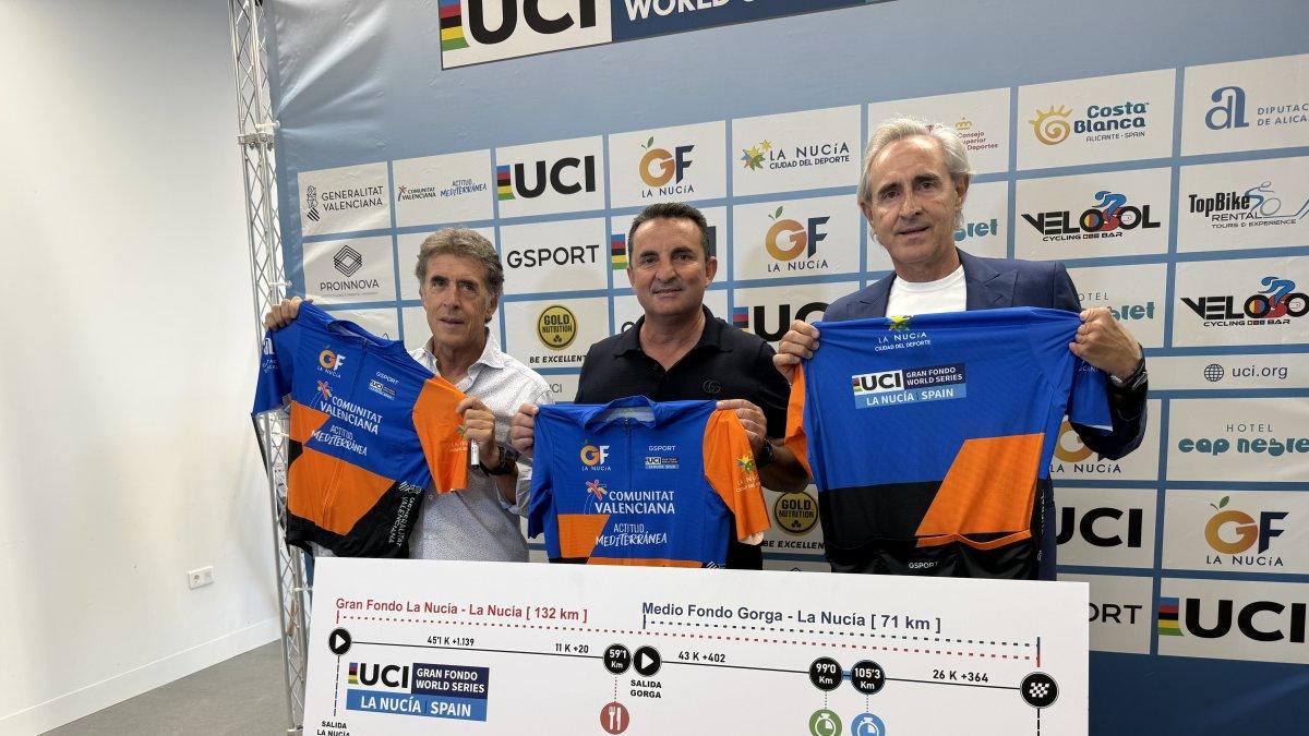 Perico Delgado encabeza el Gran Fondo de La Nucía, un paso histórico hacia el Mundial de Ciclismo
