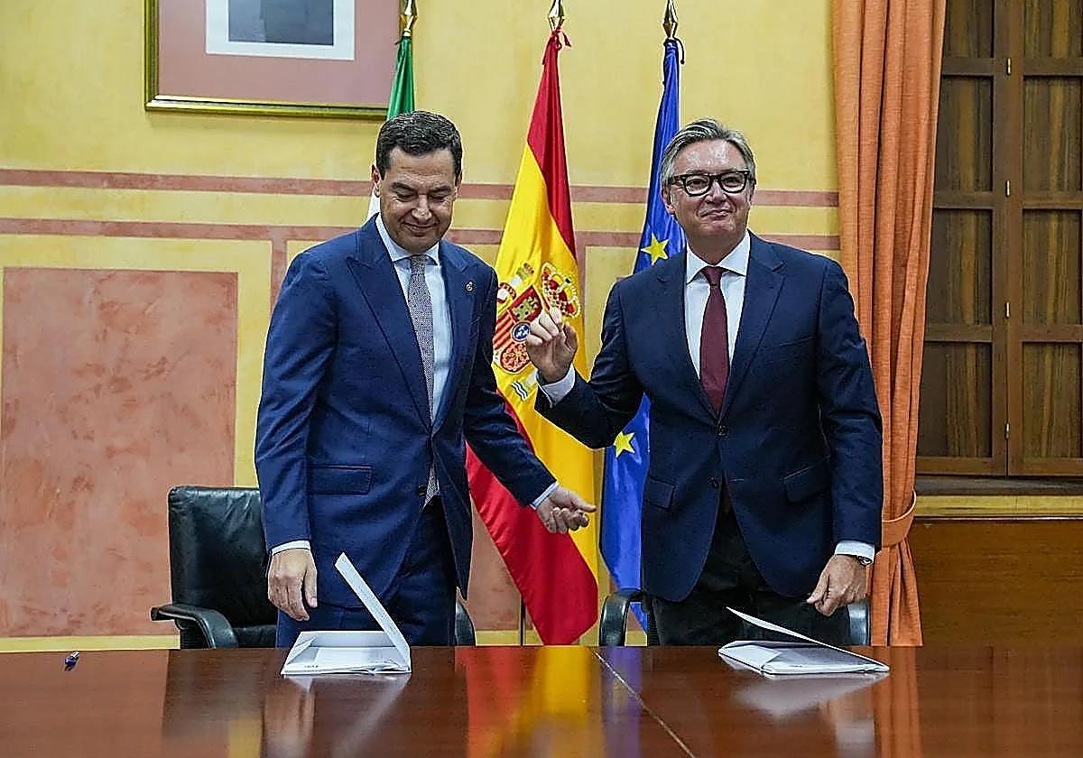Moreno asegura su investidura con Vox y cambia su postura sobre la prioridad nacional