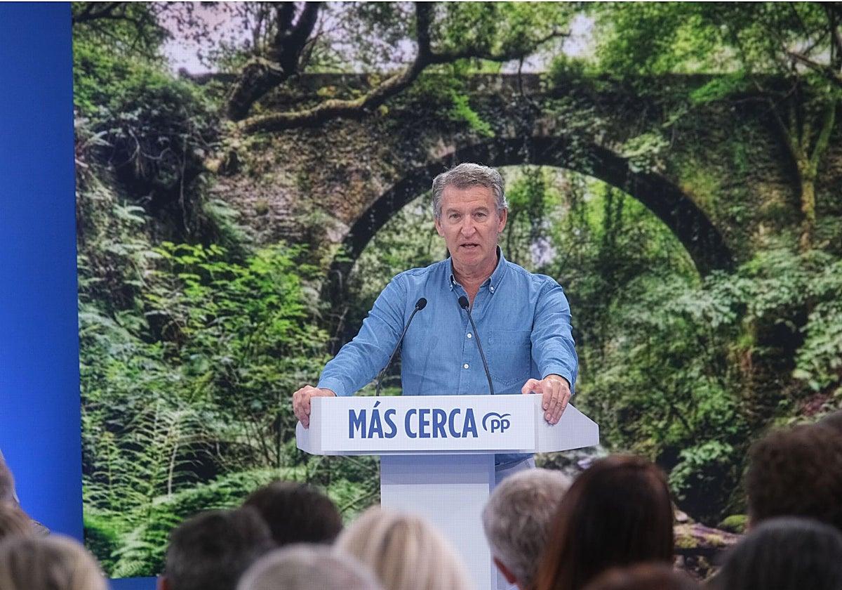 Feijóo insta a sus candidatos a reducir al PSOE a cero en las elecciones municipales próximas