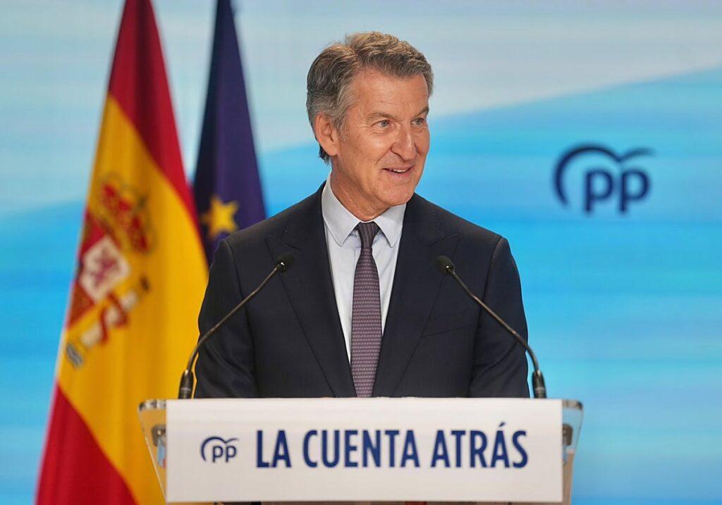 Feijóo inicia la cuenta atrás para Sánchez y espera que los implicados en corrupción hablen